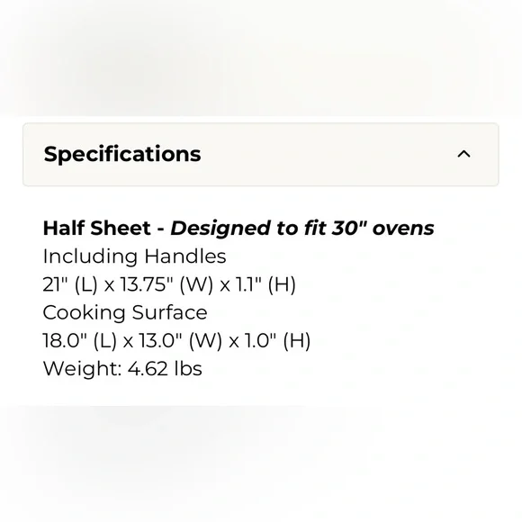 Hestan OvenBond Tri-ply Half Sheet Pan - Picture 14 of 16